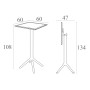 Стол пластиковый барный складной Sky Folding Bar Table 60 234/116-8575