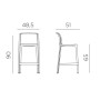 Стул пластиковый полубарный Net Stool Mini 003/4035604000