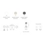 Подстолье металлическое Cross 005/5090VT