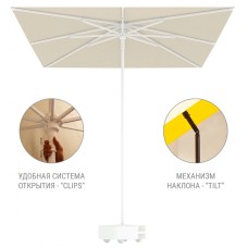 Зонт пляжный профессиональный 2х2 м Kiwi Clips 50-1011-30/TILT