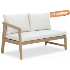 Модуль деревянный двухместный с подушками Nara TAG/HUC40467