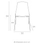 Стул прозрачный Allegra 234/057-4713