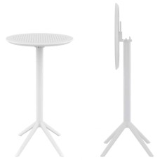 Стол пластиковый барный складной Sky Folding Bar Table 60 234/122-0114