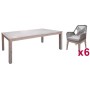 Комплект деревянной мебели Kia Belle TAG/RADS-133A-217x6