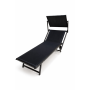 Шезлонг-лежак металлический 501 199/501/black