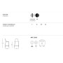 Стул барный с обивкой Zebra Pop 005/2555