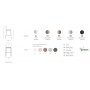 Стул пластиковый барный Mentha Go Green 005/2715VT15