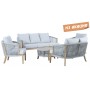 Комплект плетеной лаунж-мебели на 7 персон Veneto TAG/VENETO/LOUNGE7