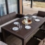 Обеденный комплект LANA LUX DINING XL коричневый