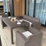 Обеденный комплект LANA LUX DINING S коричневый