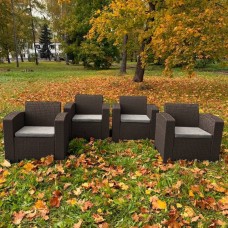 Комплект из 4-х кресел LANA LUX коричневый