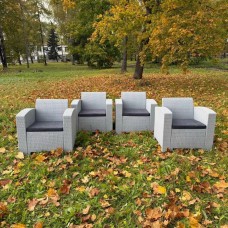 Комплект из 4-х кресел LANA LUX светло-серый