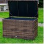 Сундук для хранения KARL 120 c колесиками коричневый