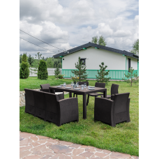 Комплект LANA DINING XL коричневый