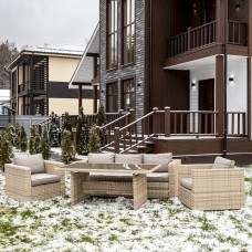 Комплект мебели KARL с обеденным столом в бежевом цвете