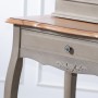 ST9321-GREY Стол туалетный с овальным зеркалом Belveder, серый