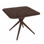 Пластиковый стол Sheffilton SHT-TU30/TT30 83/83 коричневый