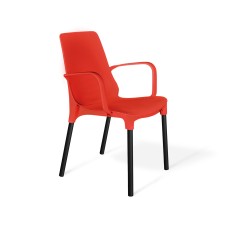 Стул Sheffilton SHT-S76 красный пластиковый