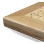 Столик журнальный SHT-TU29/H36/70/70 ДУБ/OSB
