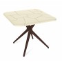 Пластиковый стол Sheffilton SHT-TU30/TT30 83/83 бежевый/коричневый
