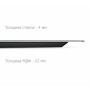 Стол барный Sheffilton SHT-TU3/H110/TT32 80 СТЕКЛО/МДФ