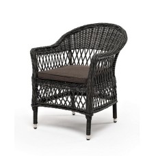  "Сицилия" плетеный стул из искусственного ротанга, цвет графит YH-C1620W graphite