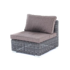  "Лунго" модуль диванный прямой с подушками, цвет графит YH-C1032W graphite