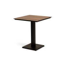 "Каффе" интерьерный стол из HPL квадратный 65х65см, цвет "дуб"