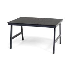 "Рио" стол из HPL 130х90см, цвет столешницы "серый гранит" GRAY-130-90-4sis