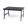"Рио" стол из HPL 130х90см, цвет столешницы "серый гранит"