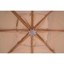 "Корсика" зонт уличный 3х3м на боковой алюминиевой опоре, цвет под дерево