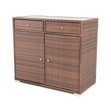  "Мальта" тумба плетеная из искусственного ротанга, цвет коричневый YH-Y275C-1 brown