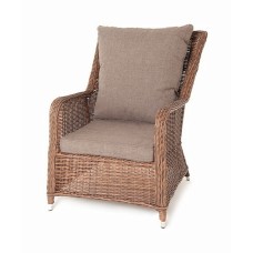  "Гляссе" кресло плетеное из искусственого ротанга, цвет коричневый YH-C1579W-2 brown