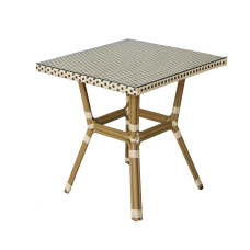 "Кабри" плетеный стол из искусственного ротанга, цвет бежево-коричневый