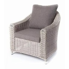"Кон Панна" кресло из искусственного ротанга, цвет бежевый