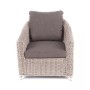 "Кон Панна" кресло из искусственного ротанга, цвет бежевый