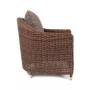 "Кон Панна" кресло из искусственного ротанга, цвет коричневый