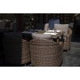 "Кон Панна" кресло из искусственного ротанга, цвет коричневый