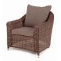 "Кон Панна" кресло из искусственного ротанга, цвет коричневый