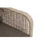 "Гляссе" диван трехместный из искусственного ротанга, цвет бежевый