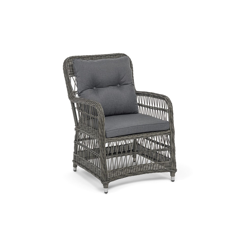 "Цесена" кресло плетеное из искусственного ротанга, цвет графит "Цесена" кресло плетеное из искусственного ротанга, цвет графит
