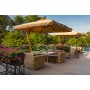 "Ливорно" зонт садовый 3х3м на боковой опоре из алюминия