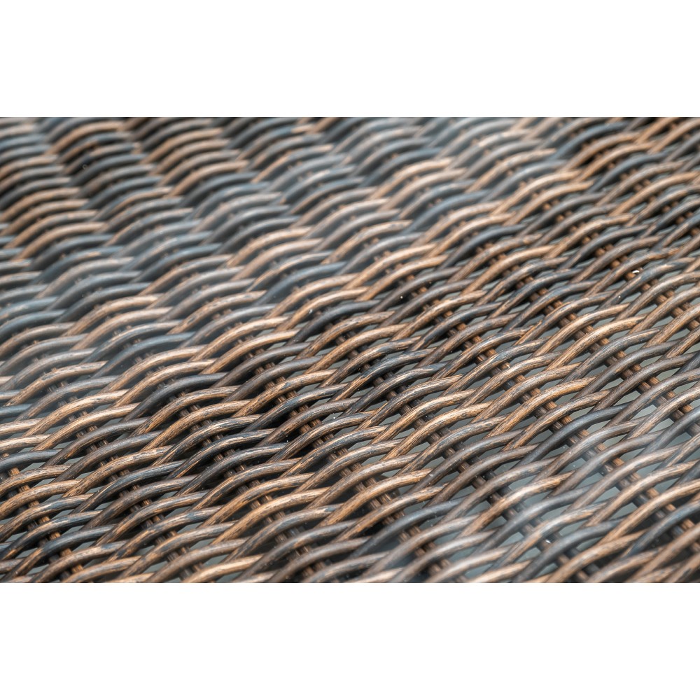 "Цесена" обеденная группа плетеная из искусственного ротанга, цвет коричневый "Цесена" обеденная группа плетеная из искусственного ротанга, цвет коричневый