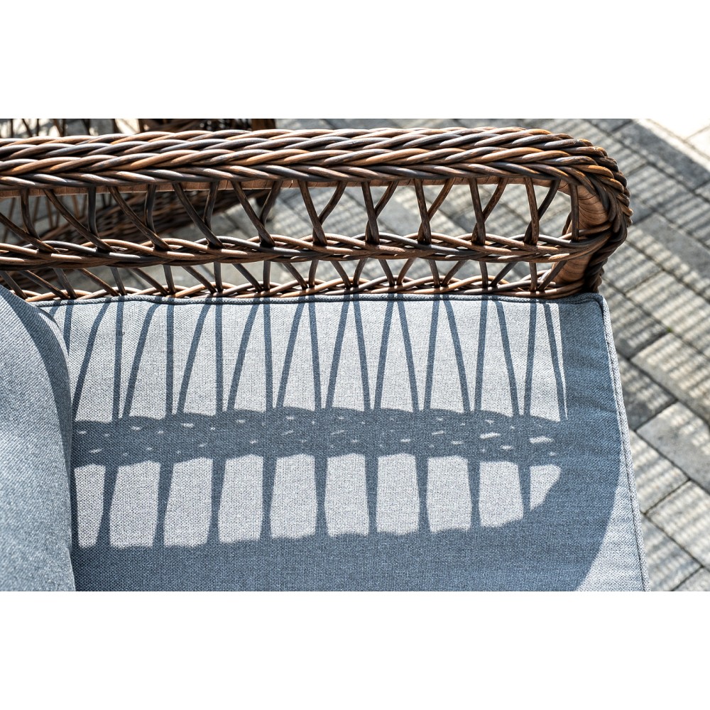 "Цесена" обеденная группа плетеная из искусственного ротанга, цвет коричневый "Цесена" обеденная группа плетеная из искусственного ротанга, цвет коричневый