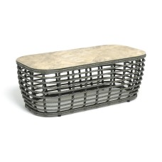  "Ницца" журнальный столик из искусственного ротанга, цвет серый YH-S4230G Grey