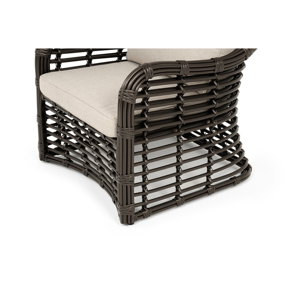 "Ницца" кресло из искусственного ротанга, цвет бронзовый "Ницца" кресло из искусственного ротанга, цвет бронзовый