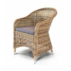 "Равенна" плетеное кресло из искусственного ротанга, цвет соломенный YH-C1103W