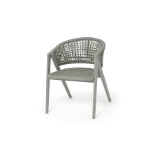 "Амстердам" плетеный стул из искусственного ротанга, цвет серый
