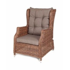  "Форио" кресло раскладное плетеное, цвет коричневый YH-C1543D brown