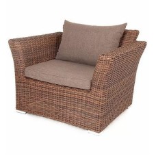  "Капучино" кресло из искусственного ротанга, цвет коричневый YH-C1130W-3 brown